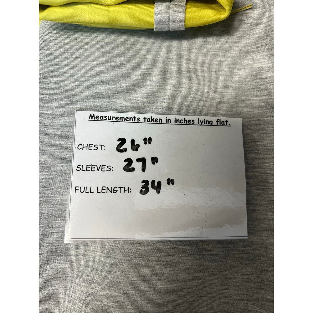 Carolina Belle Montreal Long Gray Duster Coatigan Gray Yellow Medium - Picture 9 of 10